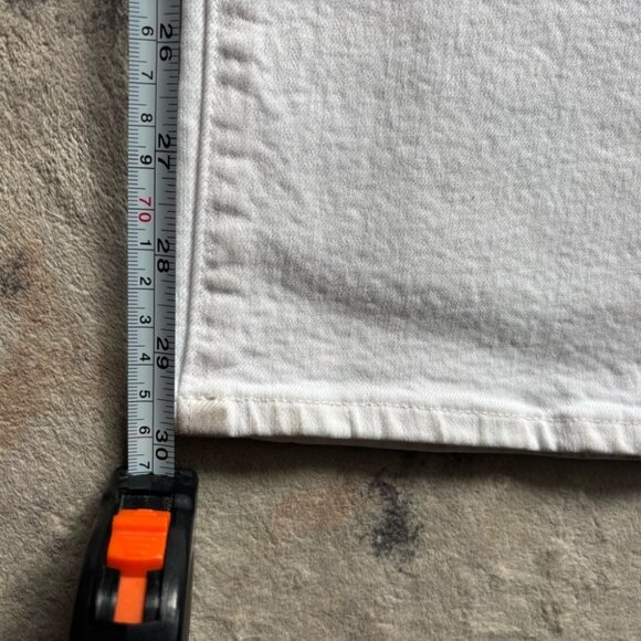 Madewell White Prefect Vintage Straight Cut Jeans - 29T - Picture 6 of 8